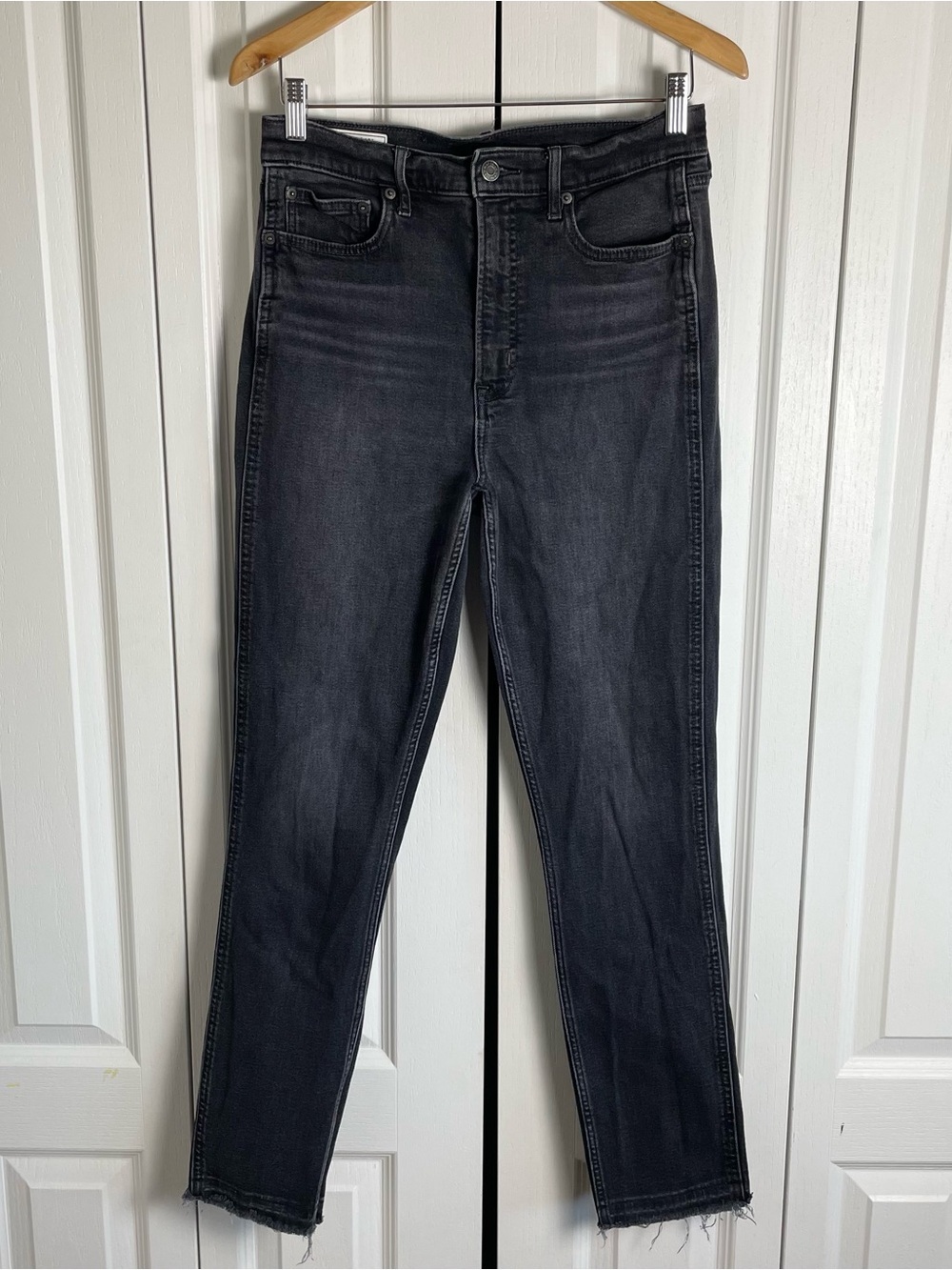 Gap Vintage Slim High Rise Jeans Women’s 30 | 10 Tall Black 30” Inseam Stretch